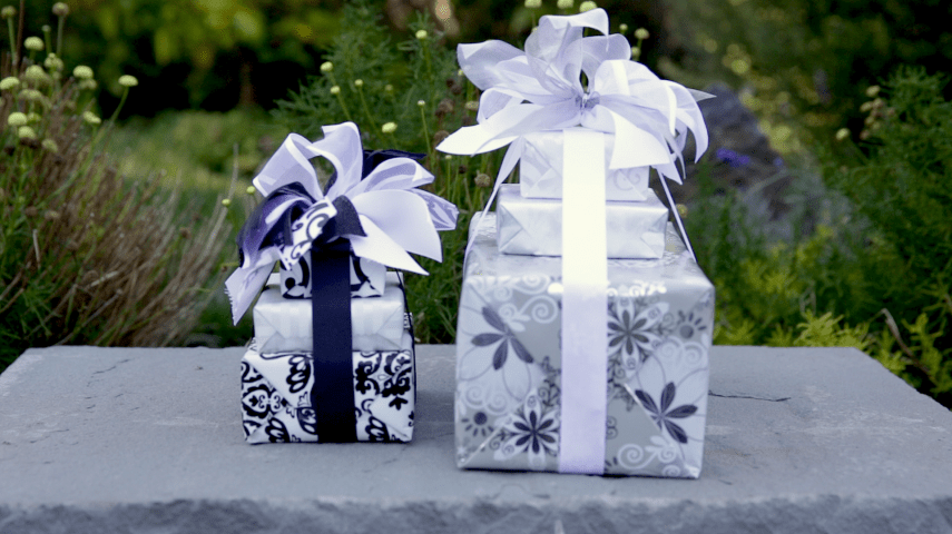 Gift A Feast Black & White Boxes
